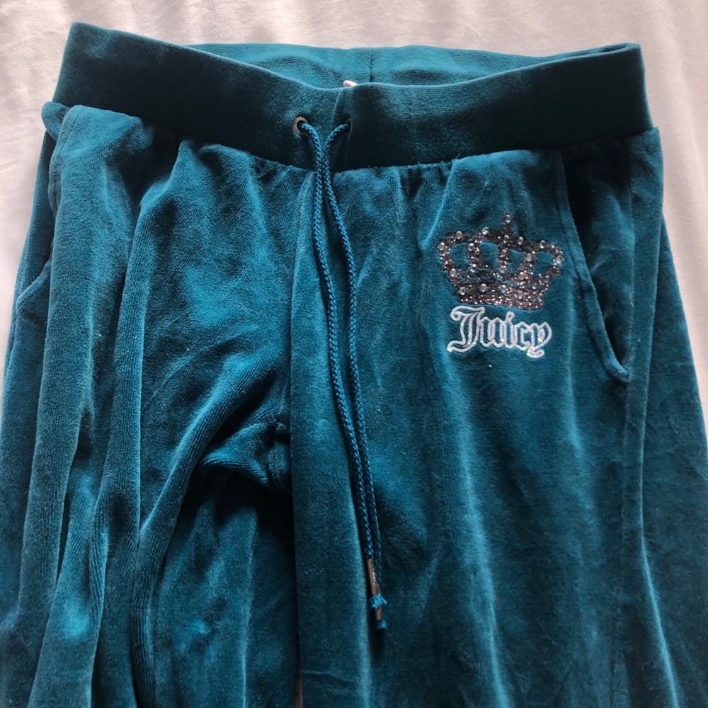 juicy couture teal sweatpants